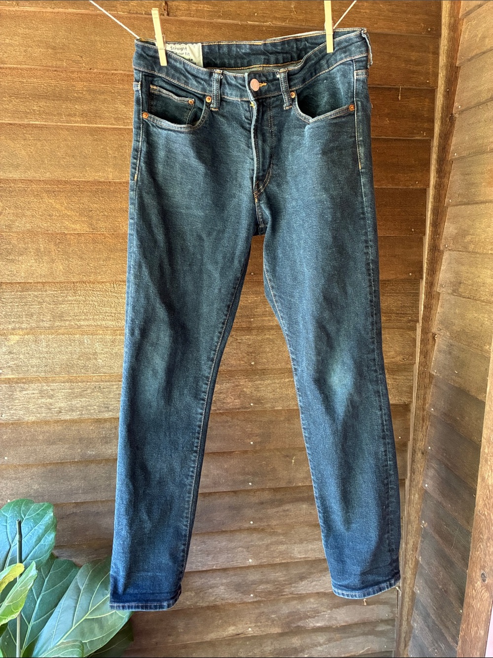 H&M Men's Blue Slim Straight Jeans